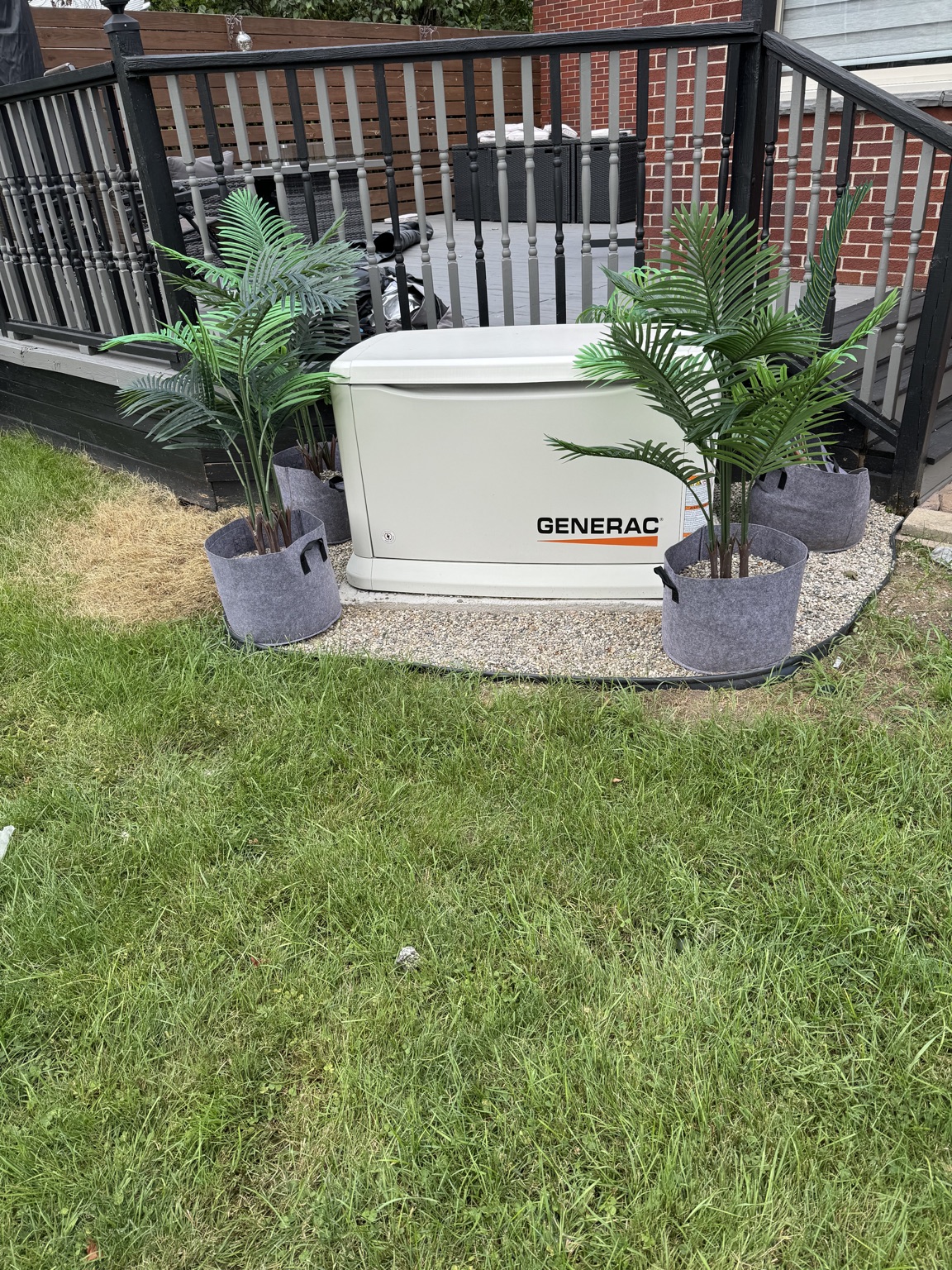 24 kW Generac whole-home standby generator installation